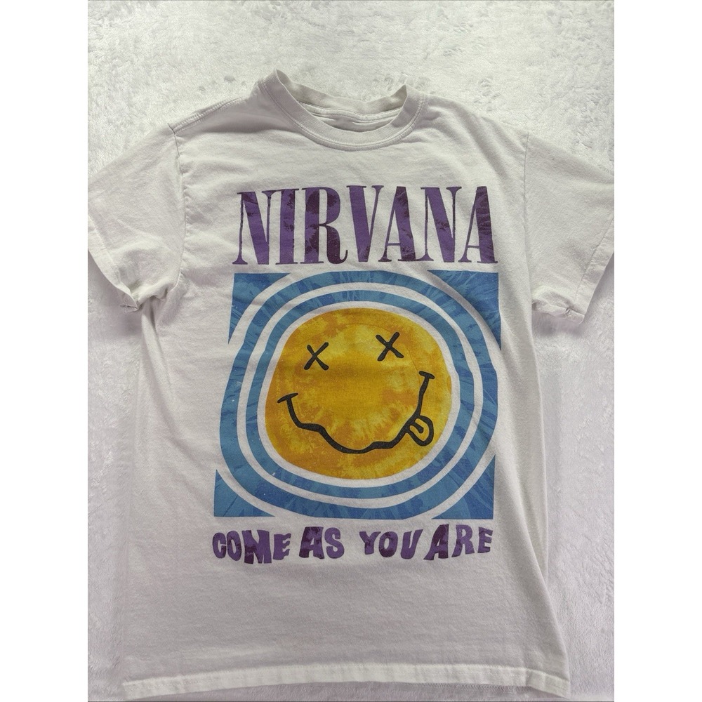 Nirvana Come as You Are Womens T-Shirt Size Small White